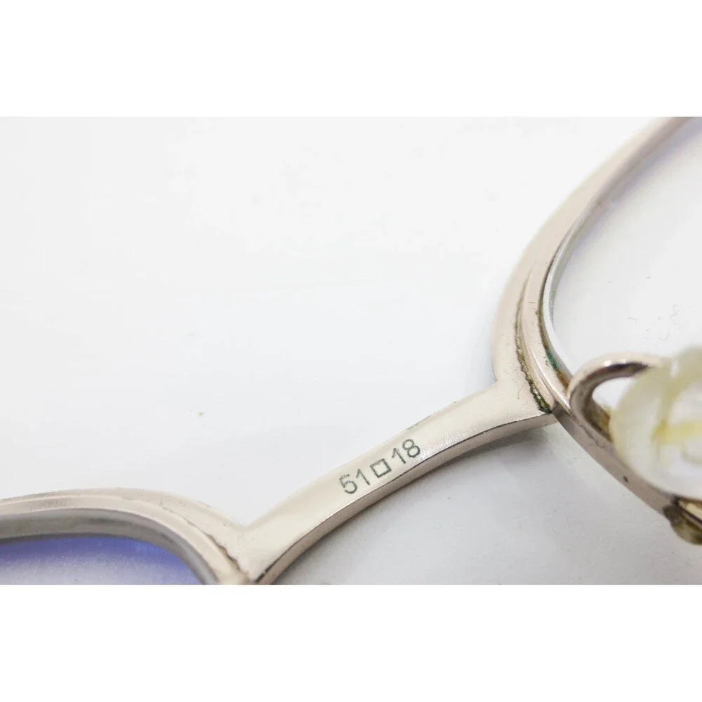 Oleg Cassini OCO 116 001 Black Silver Semi Rimless Cat Eye Eyeglass Frames 51-18